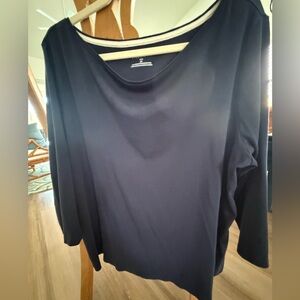 Talbots Midnight Blue Long Sleeve Top